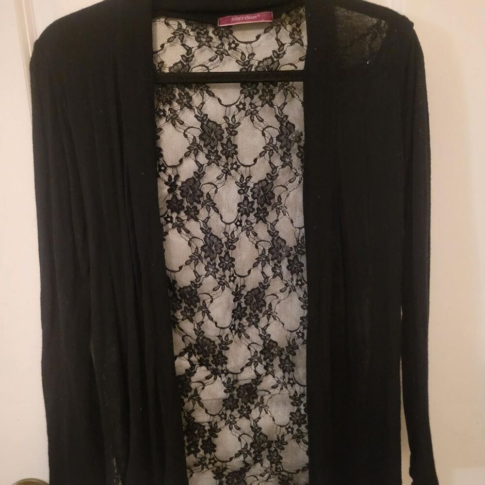 American-apparel Women's Black Cardigan